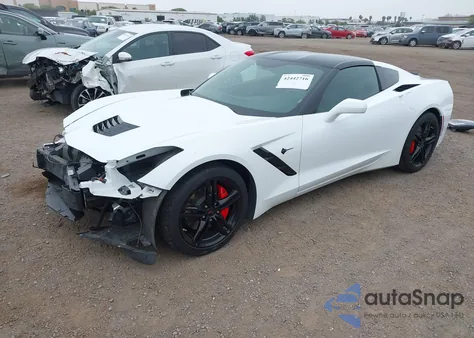 2016 Chevrolet Corvette Stingray из США, поврежденный, VIN 1G1YB2D78G5108050